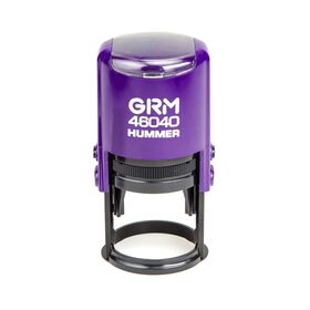 Автоматическая оснастка для печати - GRM 46040 Hummer ABS, д. 40 мм, фиолетовый