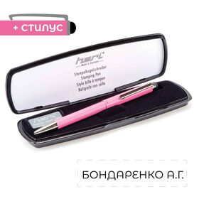 Heri V3340, ручка-штамп со стилусом для управления смартфоном или планшетом. Цвет розовый.